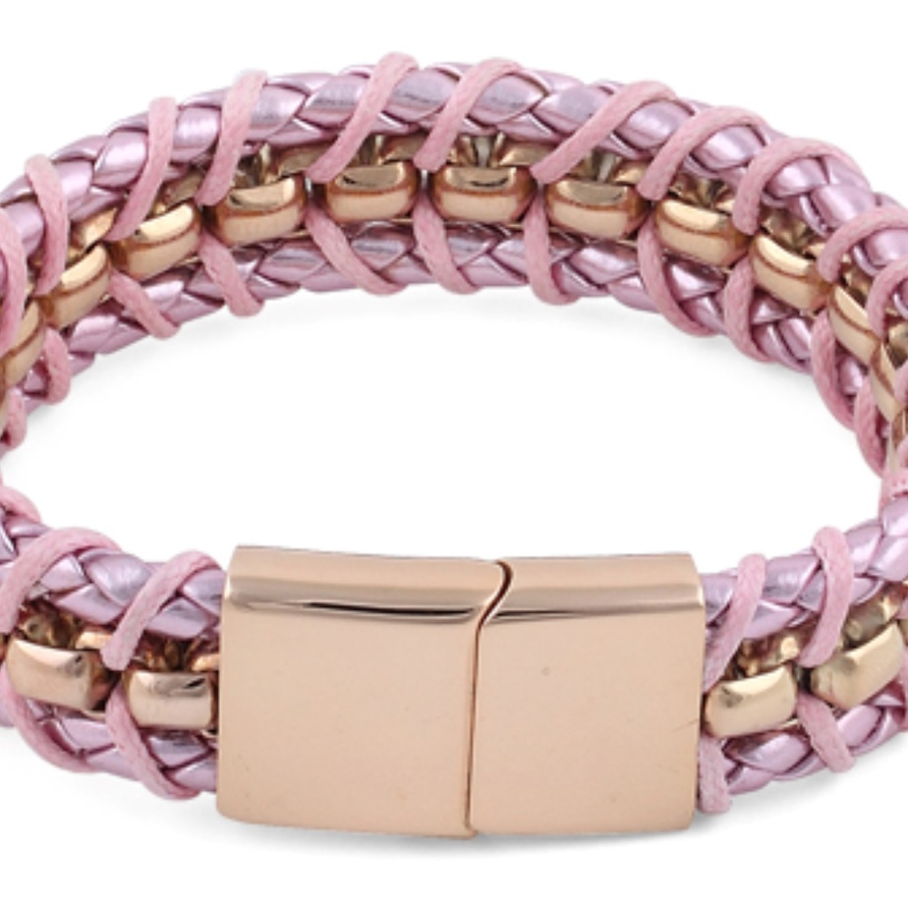 New Rose Gold Plated Pink  bracelet